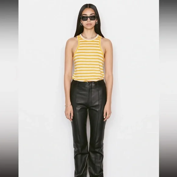 Frame Ringer Racerback Stripe Cami. NWT - Picture 5 of 12